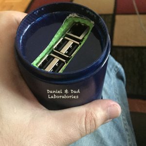 Coffee Cup RaspberryPi Case - connectors